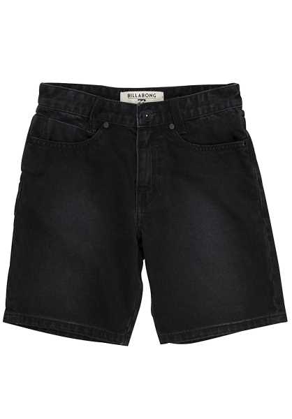 Billabong Outsider 5 Pocket Denim - Nero Bambini Estate Shorts (X7928)